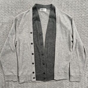 Nk Nearkin Cardigan Womens XL Gray Knit Comfy Corpcore Cozychic Cabincore Office